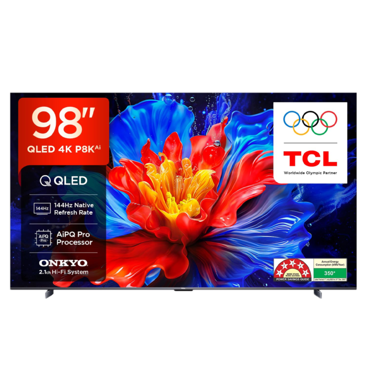 TCL 98” QLED PRO 4K SMART ANDROID (98P8K)