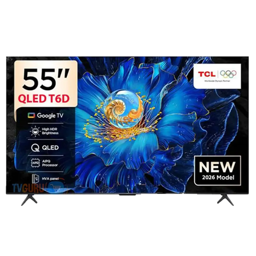 TCL 55” QLED PRO 4K SMART ANDROID (55T6D)