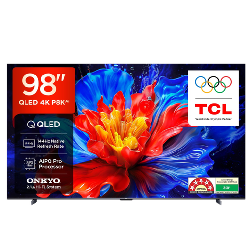 TCL 98” QLED PRO 4K SMART ANDROID (98P8K)